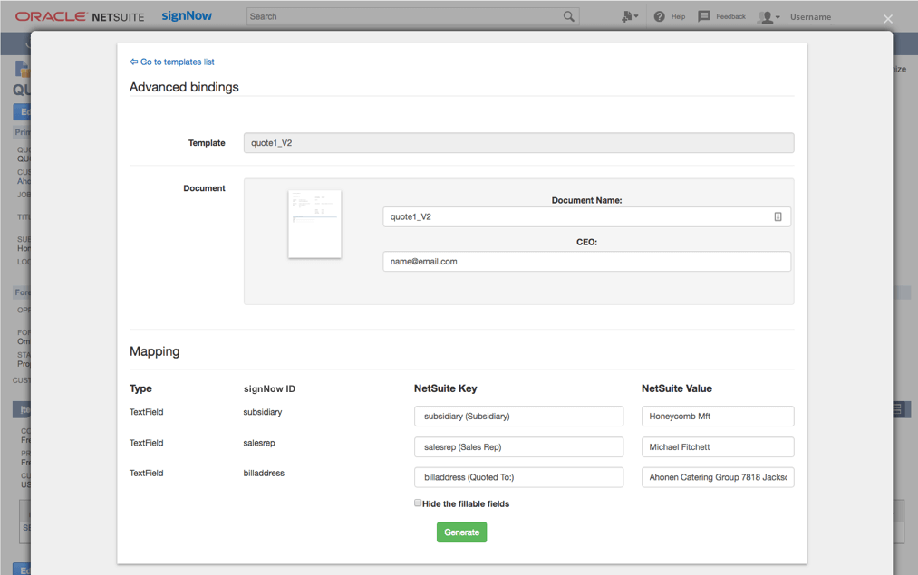 Image of how to Enable Data Binding using airSlate SignNow.