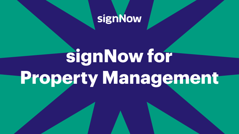 airSlate SignNow for Property Management