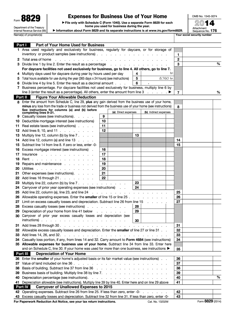 8829 form