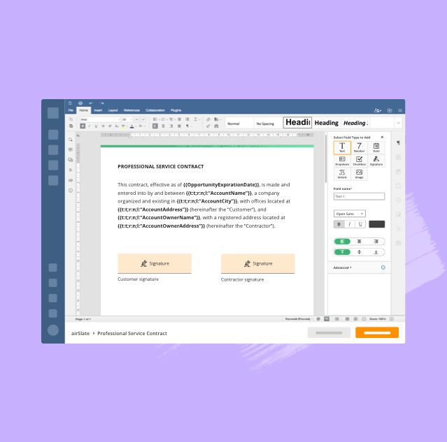 Document generation