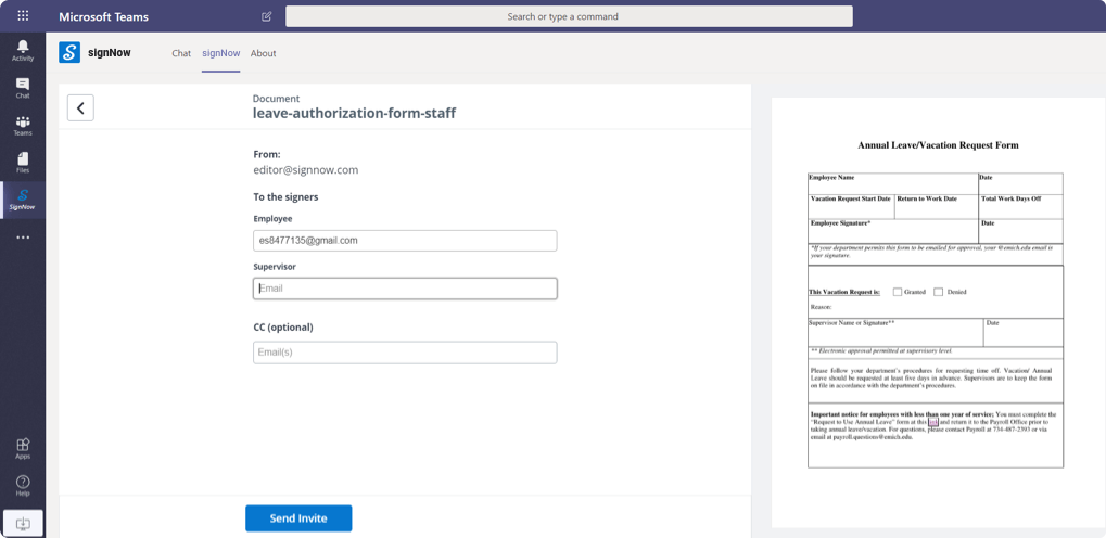 Image of how to Initiate eSignature workflows for Teams using airSlate SignNow.